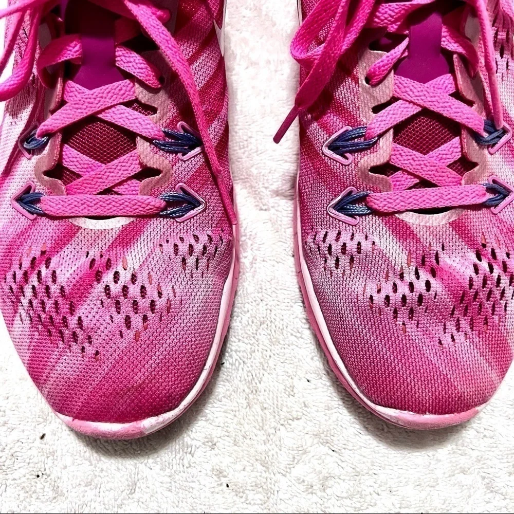 NIKE Women's Free 5.0 TR Fit 5 Print pink Shoes sneakers size 6